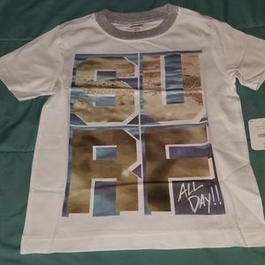 Gymboree XS(4) Kid Boy SURF Graphic Tee